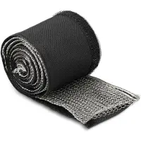 DeLOCK EMI Shielding braided sleeve with hook-and-loop fastener heat resistant 1 m x 16 mm black