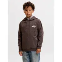 Jack & Jones Achterkant Bedrukt Hoodie Boys 152 Bruin