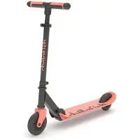 Chillafish Kinderstep jongen en meisje vanaf 5 jaar met voetrem - Oranje Roze - Step met verstelbaar stuur - Opvouwbaar en lichtgewicht met ABEC-5 wielen - Model Flexxi