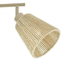 LINDBY Plafondlamp , Anuva, dimbare, Beige, Woonkamer, Papier / Karton, Landhuis / Rustiek