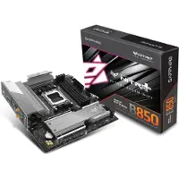 Sapphire 52123-01-40G Moederbord Socket AMD AM5 Vormfactor Micro-ATX Moederbord chipset AMD B850