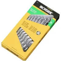 Ironside 110110 Dubbele steeksleutelset Sleutelbreedte (metrisch) 6 - 22 mm