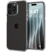 Spigen Crystal Flex, transparant - iPhone 15 Pro Max (iPhone 15 Pro Max), Smartphonehoes, Transparant