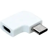 Roline USB-C naar USB-C adapter - haaks naar links/rechts - USB3.2 (tot 10 Gbit/s) - PD tot 20V/5A / wit