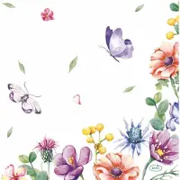 Duni Servetten Breezy Butterflies 33 × 33 cm
