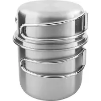 Tatonka - Handle Mug 500 Set - Bestekset grijs