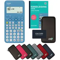 Casio fx-82NL incl. beschermhoes Zwart + Handleiding - Wetenschappelijke rekenmachine - Standaardset