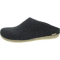 Glerups Slip-on leather sole b 02-charcoal