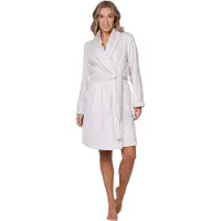 Pastunette Duurzame fleece badjas strepen | Maat M