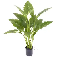 Oosterik Home Allocasia groen 80 cm kunstplant