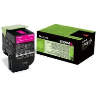 Lexmark 80C2HM0 toner cartridge magenta hoge capaciteit nr. 802HM (origineel)