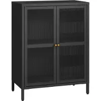 En.casa Sideboard Säkylä dressoir 84x64x35 cm zwart []