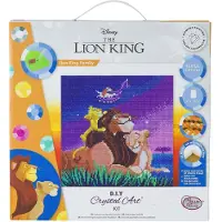 Craft Buddy Lion King Family, Crystal Art Kit DISNEY 30x30cm