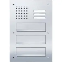 Siedle 200048183-00 CL 411 BD2A 03 B Postvanger Staal niet roestend Zilver