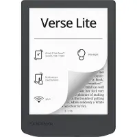 Pocketbook - Verse Lite - Midnight Grey DACH-Version - E-Book-Reader - 8 GB eBook-reader 15.2 cm (6 inch) Zwart
