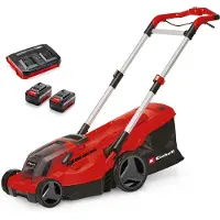 Einhell Power X-Change GP-CM 36/450 (2x 4,0Ah) Accu-grasmaaier Accu Incl. Twincharger-oplader, Incl. 2 accus 4000 mAh 18 V Snijbreedte max. 38 cm
