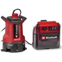 Einhell Accu Vuilwaterpomp GE-DP 36/35 LL Li Solo - Power X-Change - 36 V/Li-ion - 14.000 l/u - Max. opvoerhoogte: 9 m - Max. dompeldiepte: 6 m - Afzuigend tot: 1 mm - Excl. accu en lader
