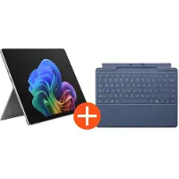 Microsoft Surface Pro 13" 12e generatie - EP2-73343 - 13-inch touchscreen, Snapdragon X2 Plus, 24 GB RAM, 512 GB SSD, Windows 11 Home, platina, nieuwste model