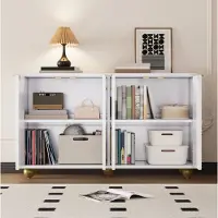 STILVORA Dressoir - Gegraveerde Vierdeurs Opbergkast Met Verstelbare Planken - Voor Woonkamer Eetkamer En Hal - MDF - 120x35x71,5 Cm - Wit