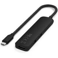 Satechi 4-in-1 Slim USB-C Multiport Adapter 4K Zwart
