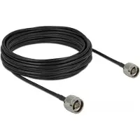 DeLOCK N (m) - N (m) kabel - LMR195/RF195 - 50 Ohm / zwart - 10 meter