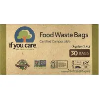 If you care , Voedsel Afvalzakjes, 3 Gallon, 30 Zakjes