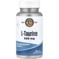 Kal , L-Taurine, 500 mg, 60 Tablets