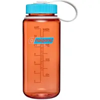 Nalgene - Wide-Mouth Bottle - drinkfles - waterfles - 500ml - Flame w/Blue Atoll Sustain NIEUW!