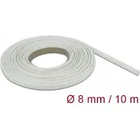 DeLOCK Fiberglass Sleeving 10 m x 8 mm white
