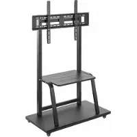 Art S-13 TV-wagen met wielen, 100", 150 kg, zwart
