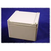 Hammond Electronics 1555P2GY Universele behuizing 120 x 120 x 80 Polycarbonaat Grijs 1 stuk(s)