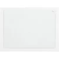 Franken glasbord, magnetisch, wandmontage in staand en liggend formaat, veiligheidsglas, zuiver wit, 1200 x 1500 mm
