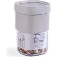 Lékué Flip Storage Voorraadbus - 600/850 ml - Beige