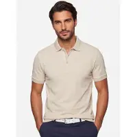 HUGO BOSS Boss Green Paddy polo regular fit beige 3 knoops