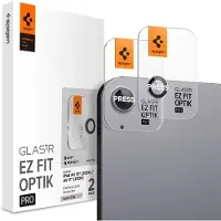 Spigen Camera Lens Protector Geschikt voor Apple iPad Air 11 (2024/2025/2026) / iPad Air 13 (2024/2025/2026/2026) - Glas.tR EZ Fit Optik Pro - 9H Tempered Glass - 2-Pack Grijs