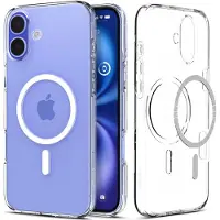 Spigen Liquid Doorzichtig MagSafe iPhone 16 Hoesje Transparant