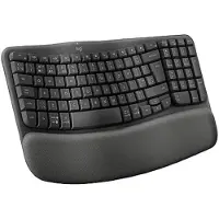 Logitech Ergonomisch Toetsenbord - - Wave Toetsen - Grafiet - Spaans QWERTY - Draadloos