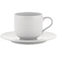 Alessi Koffiekop La Bella Tavola White 200 ml (Set van 4)