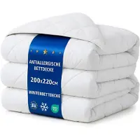 Amazinggirl Dekbed winterdeken 200 x 220 cm - dekbedden slaapdeken warmdekbed wit