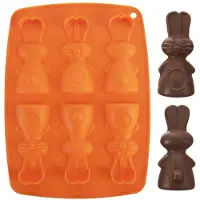 Orion Siliconen vormpje voor oranje konijntjeskoekjes en pralines SILLINIE