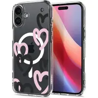 Spigen Ultra Hybrid MagSafe iPhone 16 Hoesje Hearts