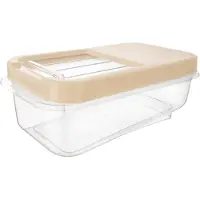 Orion Beige opbergcontainers voor capsules, poeders en voedingsmiddelen, 5 liter