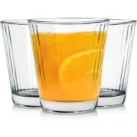 Excellent houseware Glazen van 220 ml, 3 stuks.