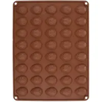 Orion Oranje siliconen koekjesvormpje met noten SILLINIE