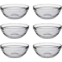 Duralex GIGOGNE transparante saladekom 310 ml - set van 6