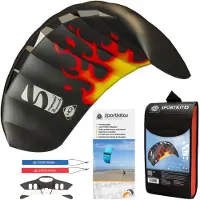 HQ Kites Symphony Beach III 51in (1.3m) Dual Line Parachute Stunt Kite - Voor Buiten