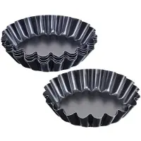 Orion Metalen taartvormpjes 9 cm, 6 stuks.