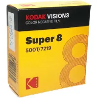 Kodak VISION3 500T/7219 Kleurennegatieffilm, SP464 Super 8 Cartridge, 50 Rol
