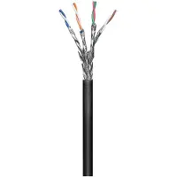 Microconnect SFTP PiMF CAT 6 100m Bulk Kabel - Binnen, Buiten - Zwart