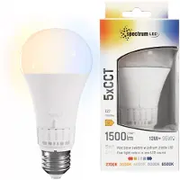 Spectrum LED Peerlamp A60 E27 Mat - 13W 1500lm 2700K - Koudwit - Vervangt 82W